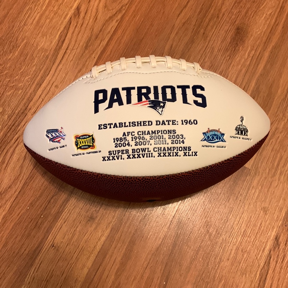 Patriots Autograph Football